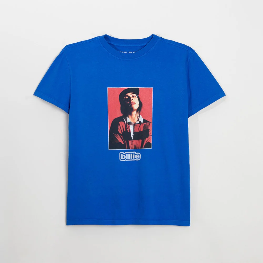 BILLIE PHOTO BLUE TEE