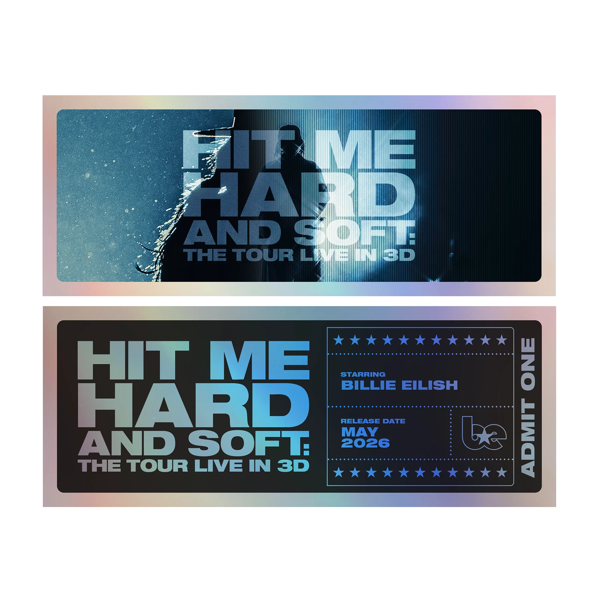 Live in 3D Commemorative Movie Ticket