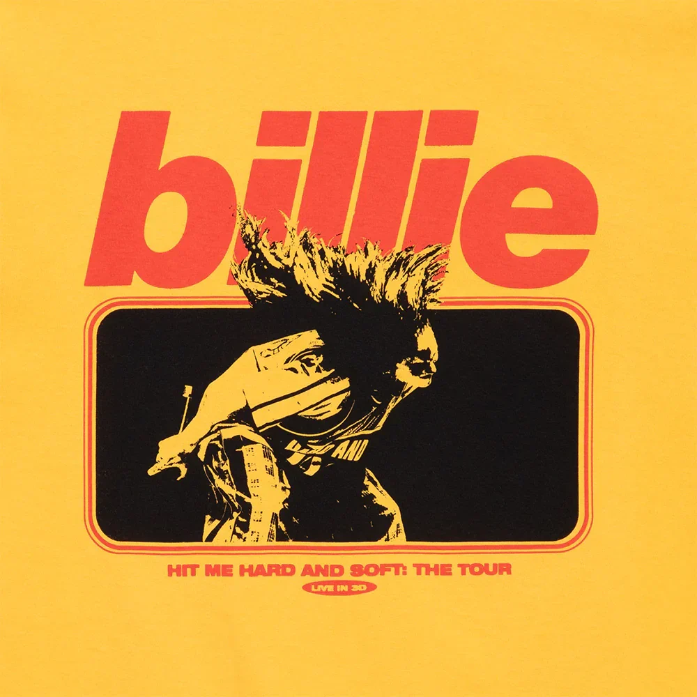 Live In 3D Hair Whip Mustard T-Shirt - Image 2