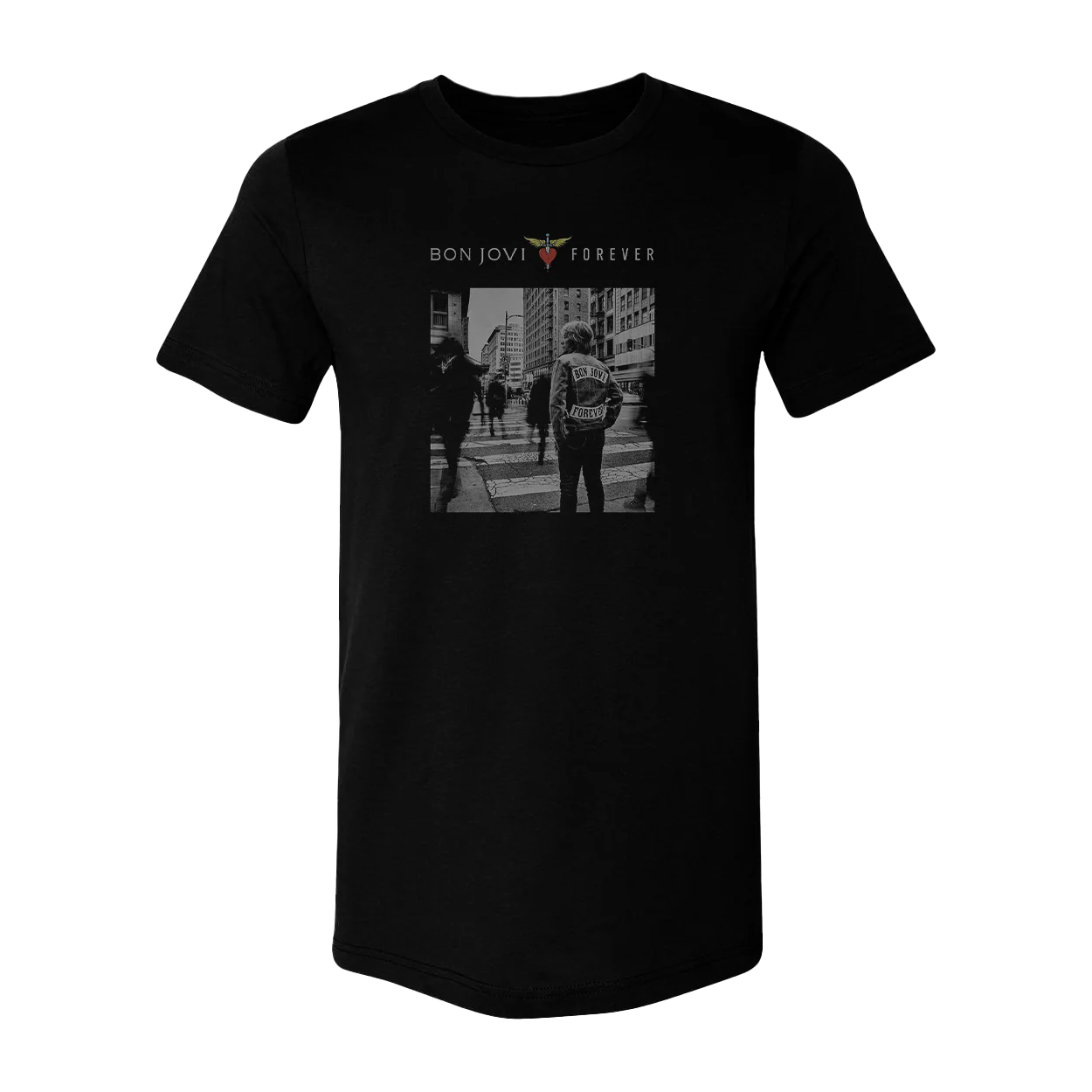 Album Cover Tee in Black