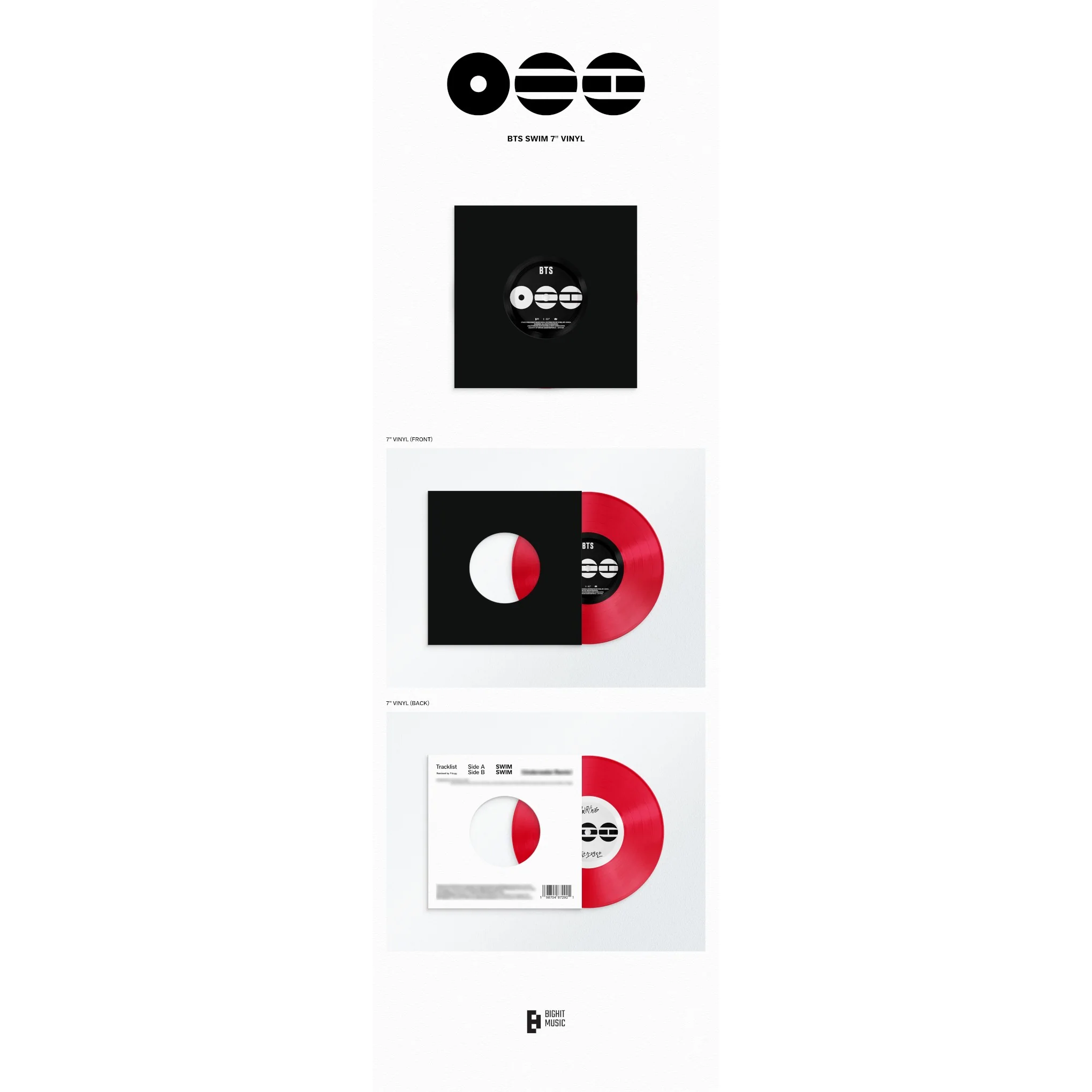BTS SWIM 7" Vinyl - Image 2