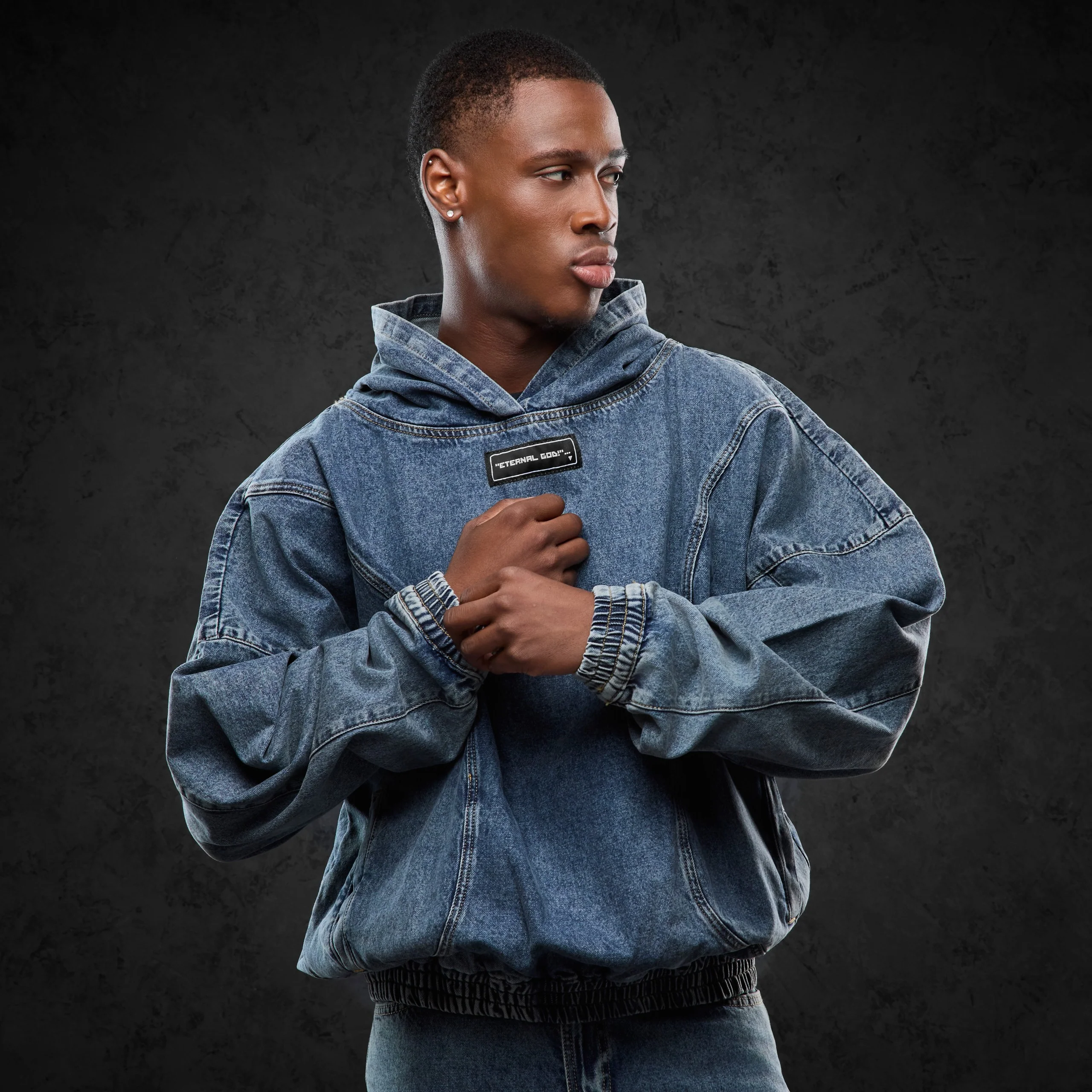 Denim Hoodie