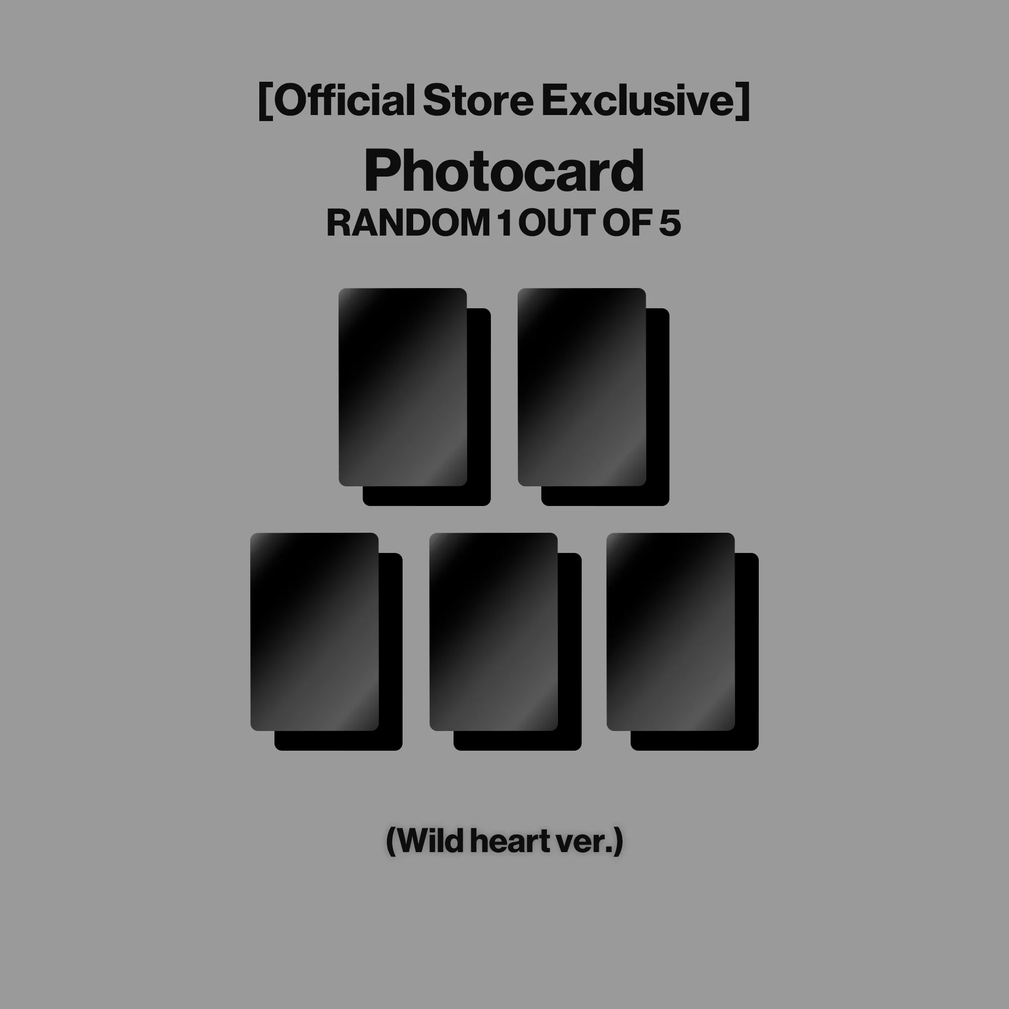 WILD (Wild Heart ver.) - Official Store Exclusive CD + Signed Artcard - Image 2
