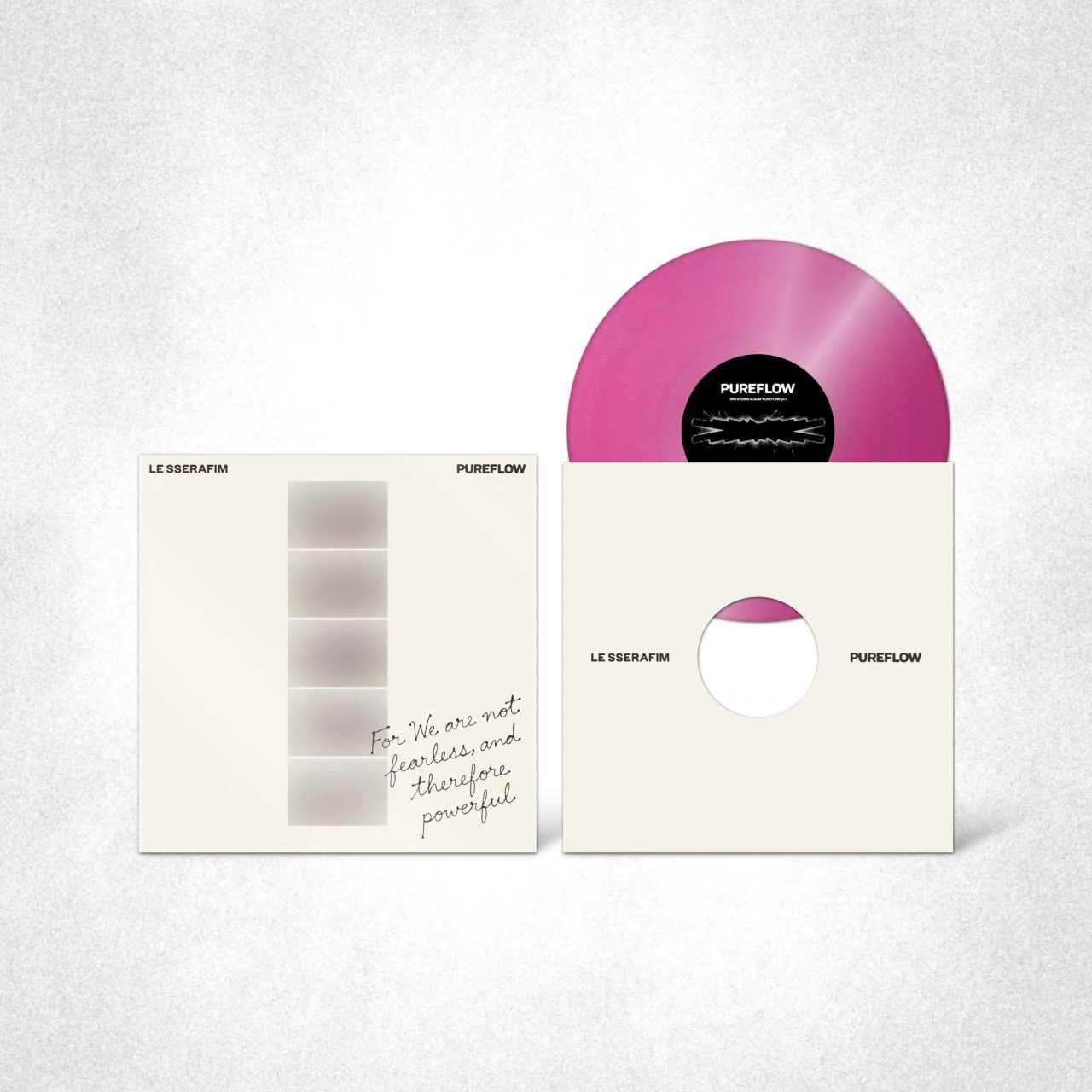 2nd Studio Album ‘PUREFLOW’ pt.1 Vinyl (Hot Pink Glitter Ver.)