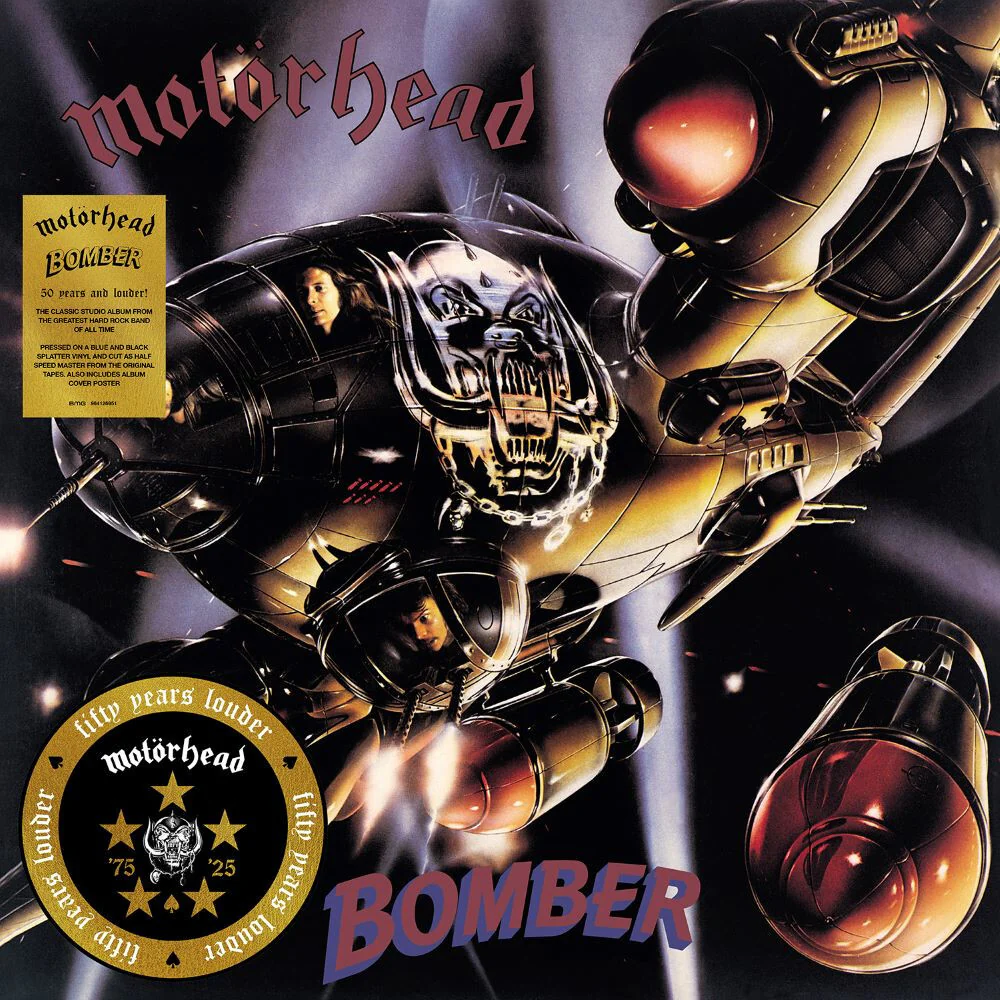 Bomber (50th Anniv. Blue & Black  Splatter LP) - Image 2
