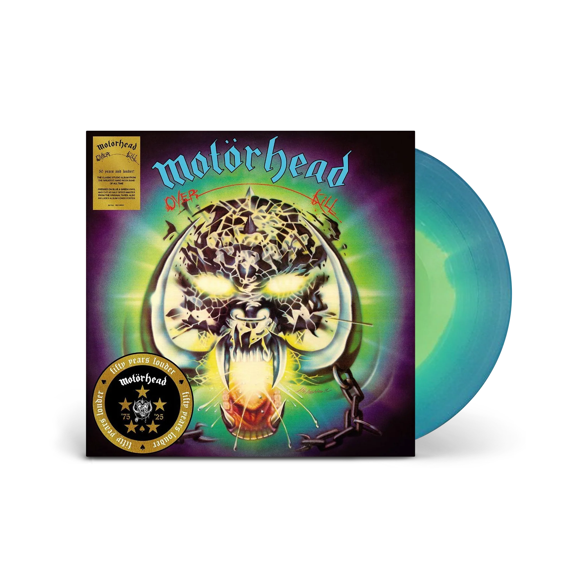 Overkill (50th Anniv.Turquoise & Blue Splatter LP)