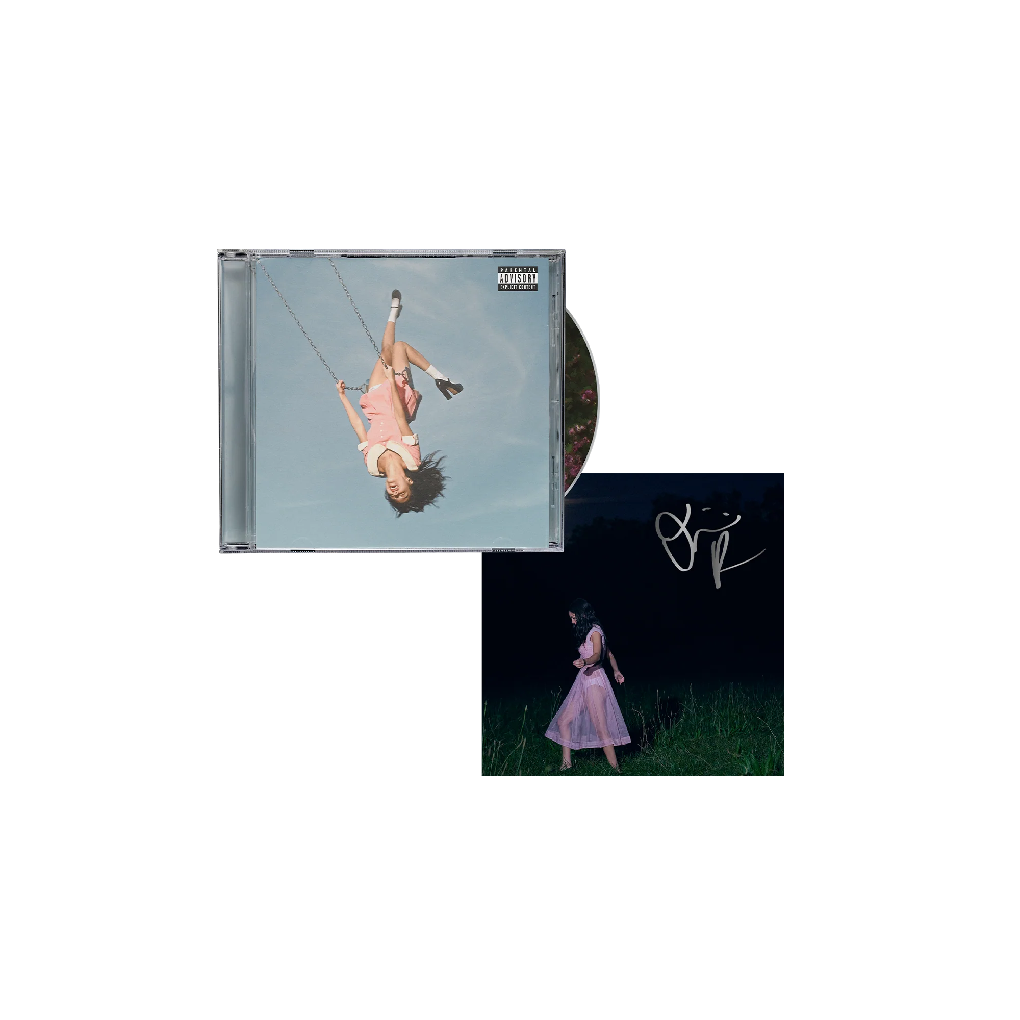 you seem pretty sad for a girl so in love - cd + signed art card